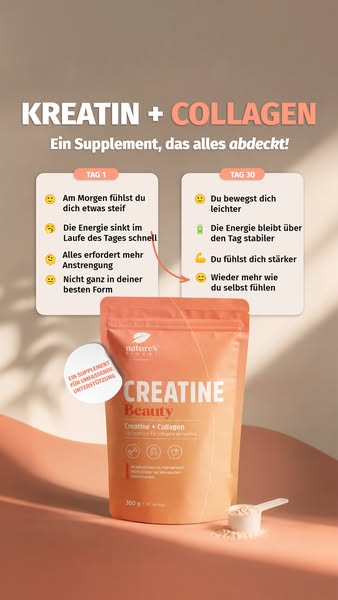 Eine Portion. Ganzheitliche Lösung für Schönheit und einen aktiven Lebensstil.