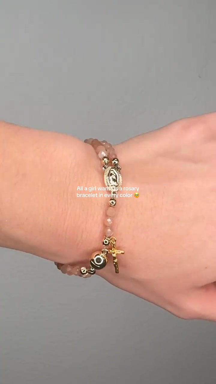 Handcrafted rosary bracelets