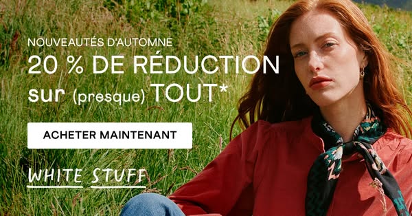 20 % sur les pièces pour temps froid