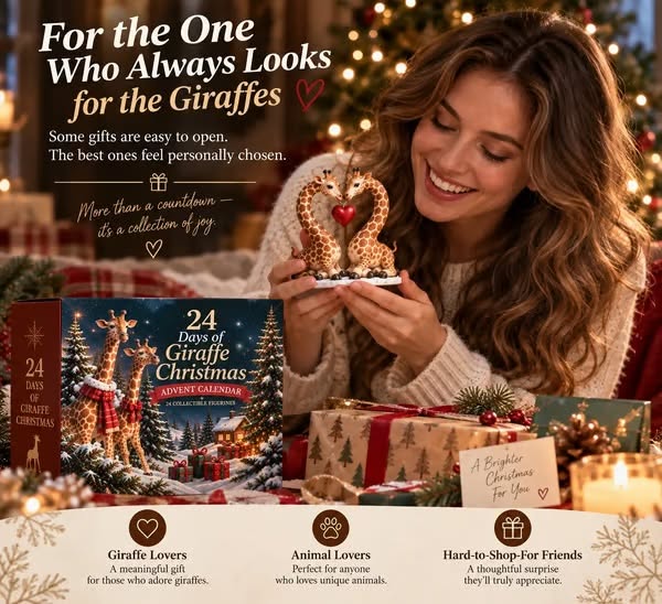 24 Days of Giraffe Christmas — 24 Unique Holiday Characters