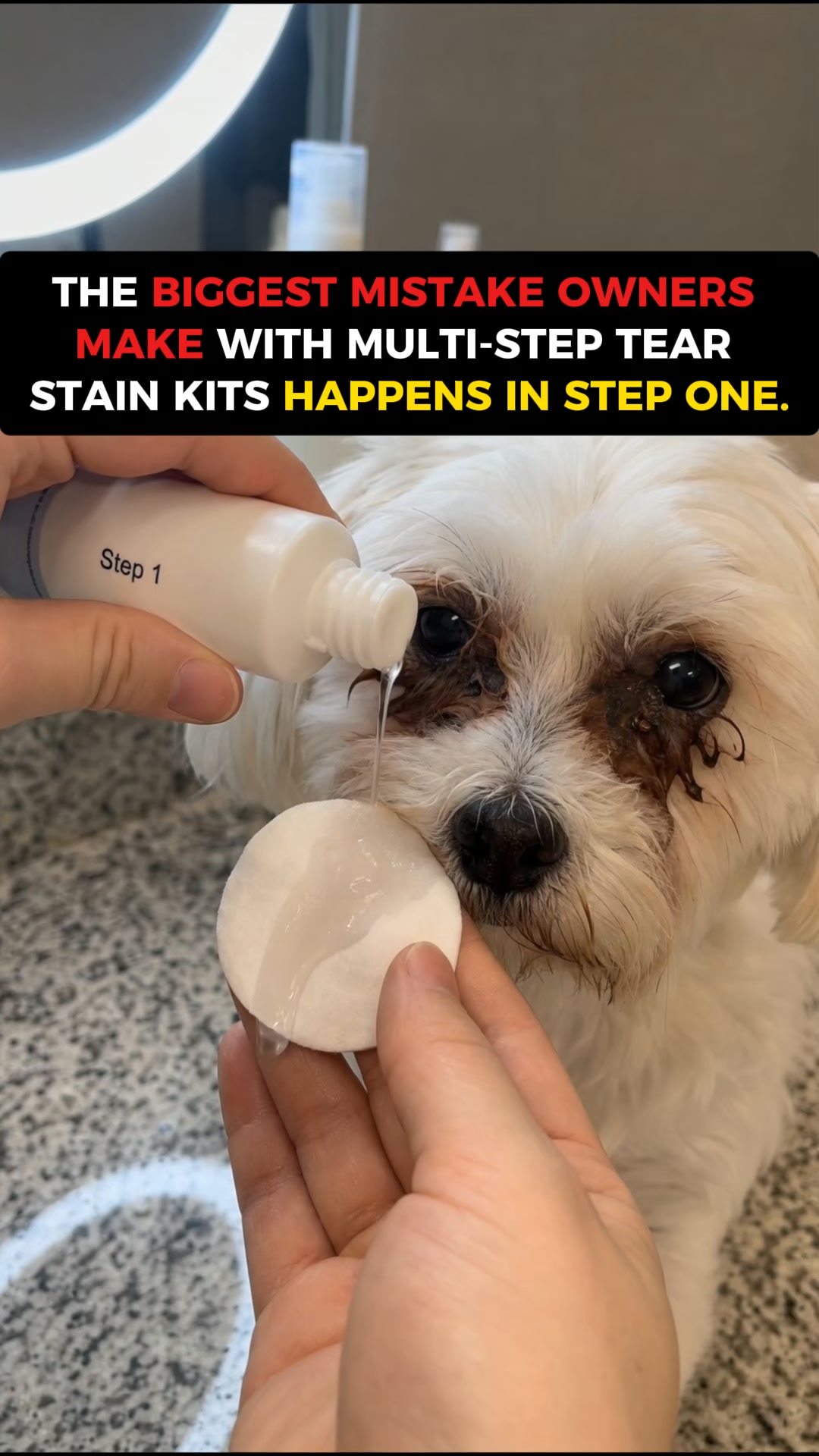 Lifts bacteria, doesn't spread it