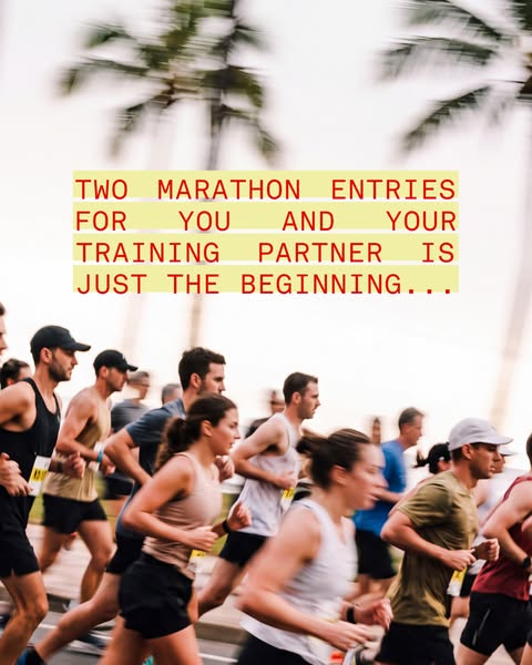 Win 2 entries to the marathon in Miami