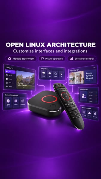 Infomir Linux-Based Devices for Institutional Media Projects