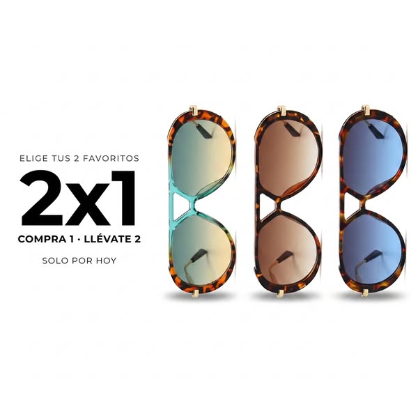 Gafas de Sol en 2x1