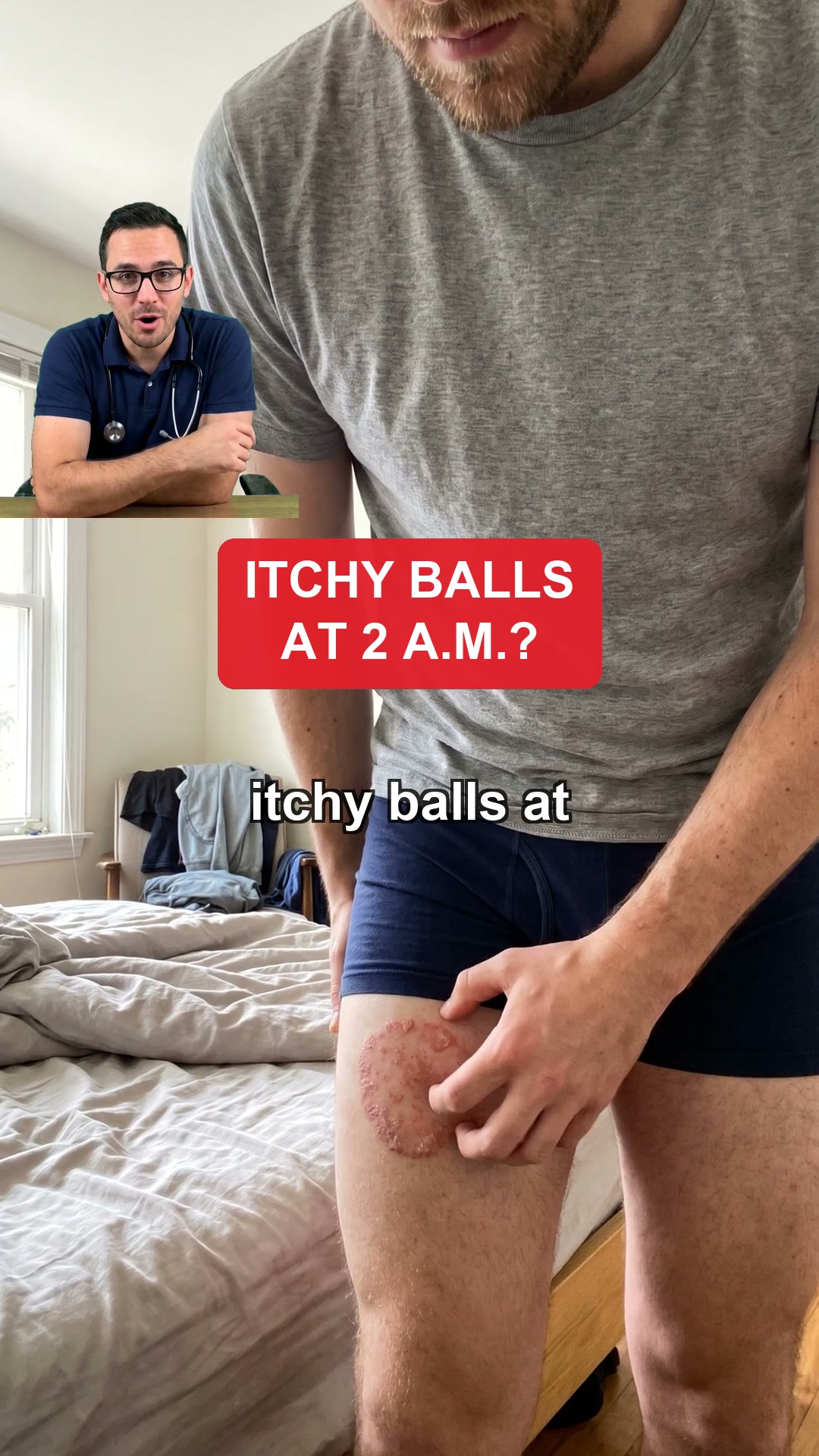 Itchy Balls? Stop The Itch In 60 Seconds