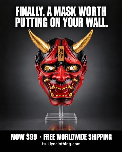Finally. A mask worth putting on your wall.