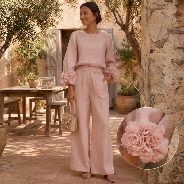 Últimas unidades del conjunto con puños florales que está arrasando esta temporada. Antes 89,95€, ahora 59,95€.