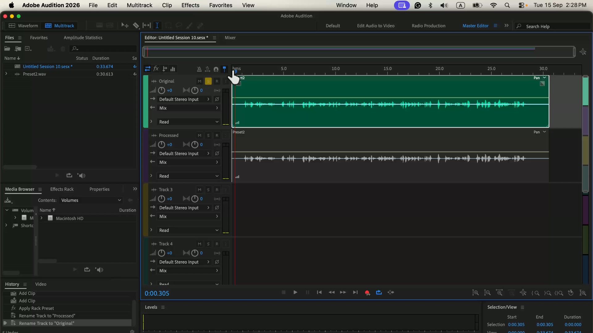 $17 - A Faster Adobe Audition Voice Workflow