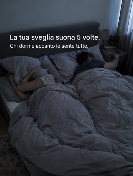 La tua sveglia sveglia due persone