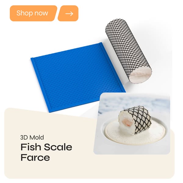 Fish Scale Farce Mold