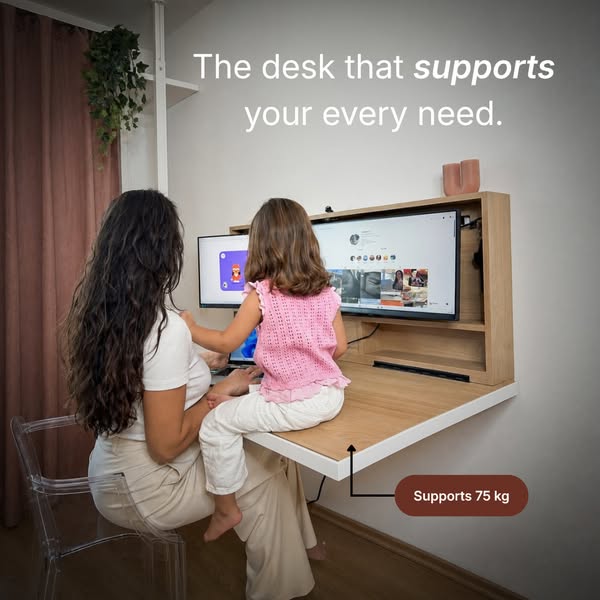 DropTop wall desk