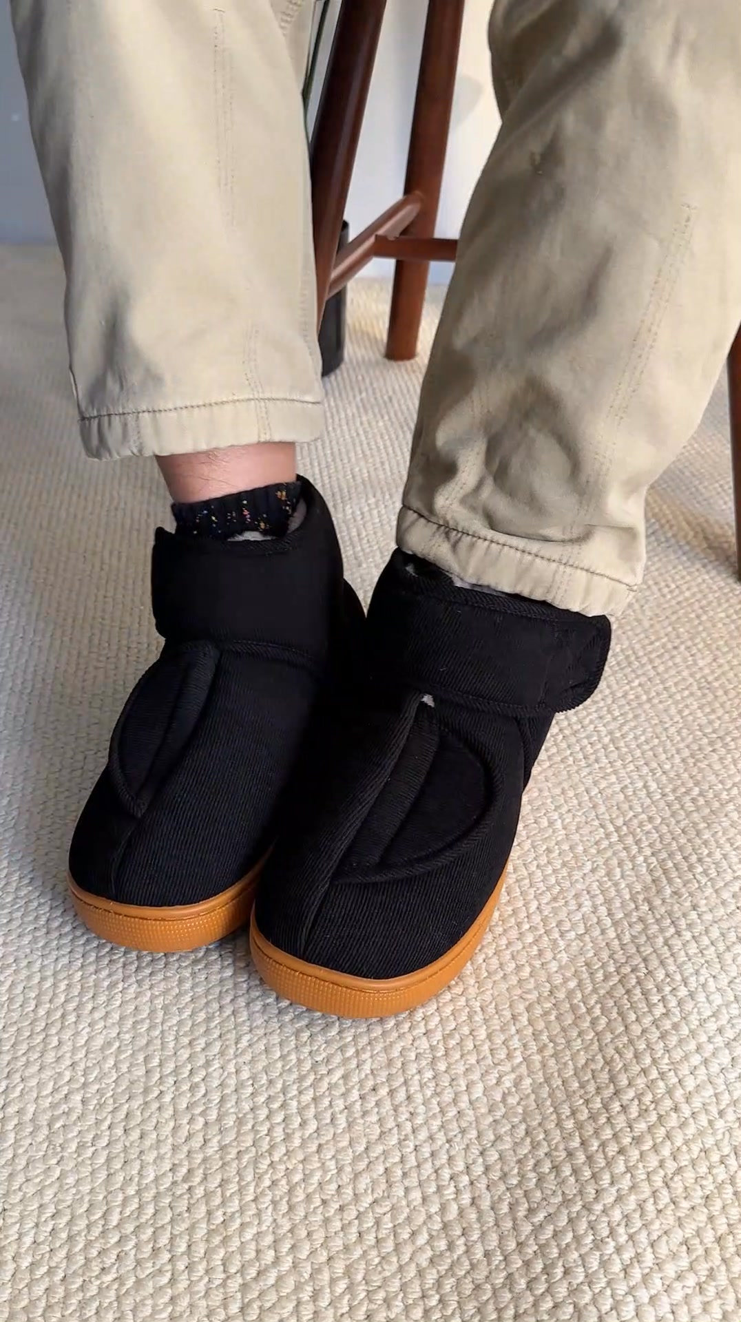 Plus Size Edema Swollen Feet Ankle Boots