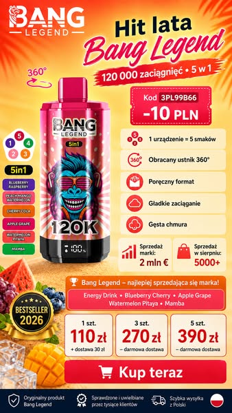BANG LEGEND 120K – 5 smaków w 1
