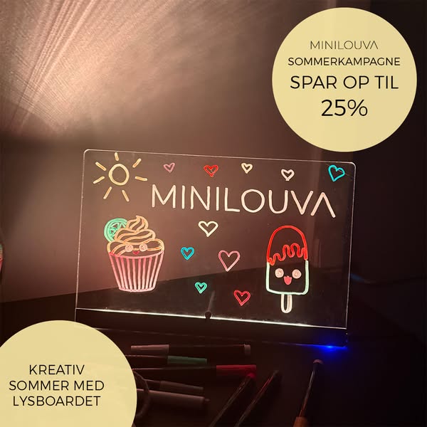 Spar op til 25% på Lysboard