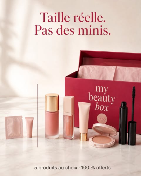 Taille réelle, pas des minis