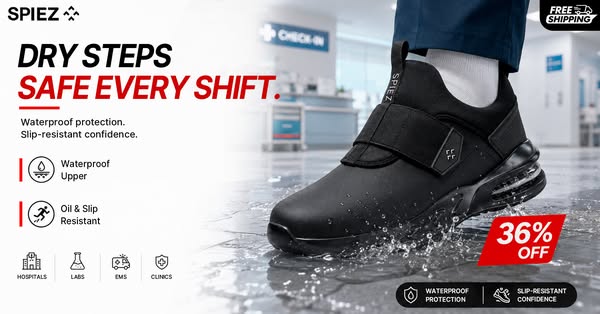 Unisex - Slip on, waterproof, air cushion, easy to clean
