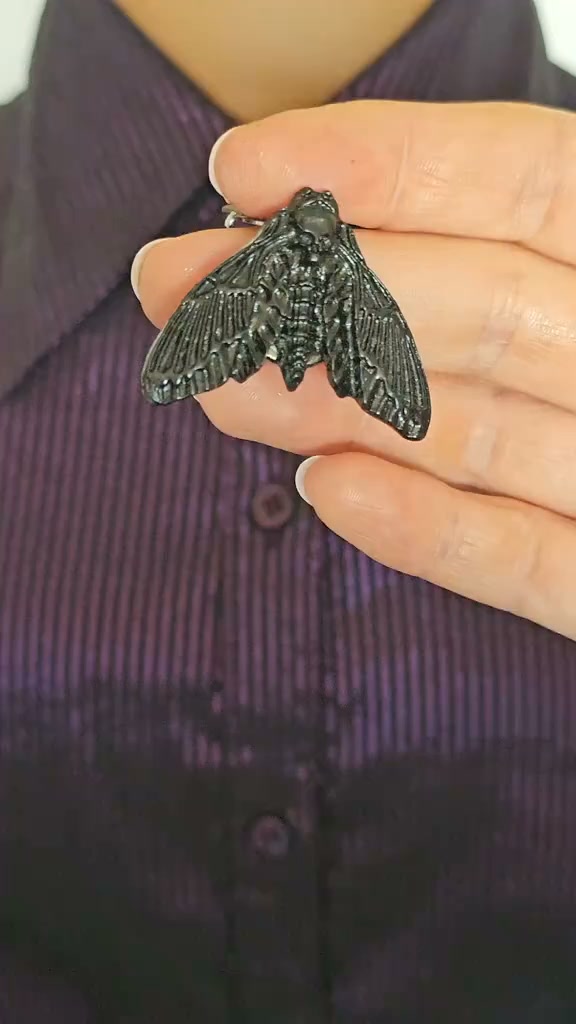 Death’s Head Moth Button Covers