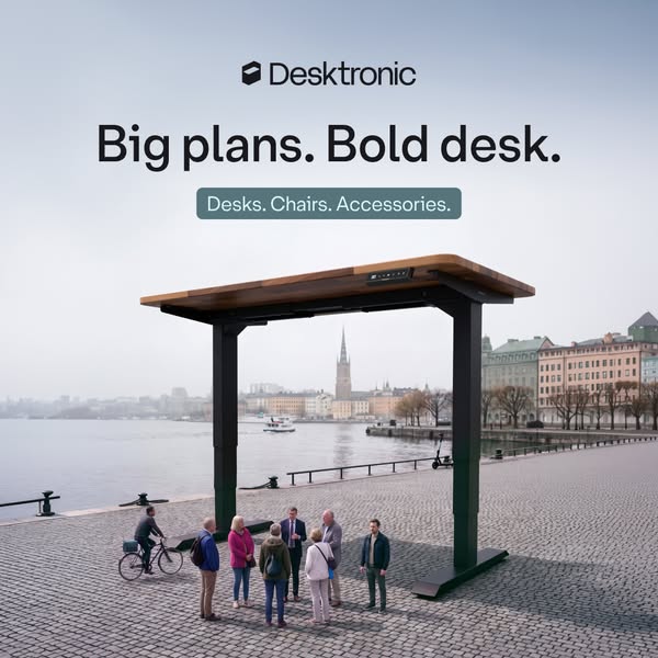 Big Plans. Bold Desk.