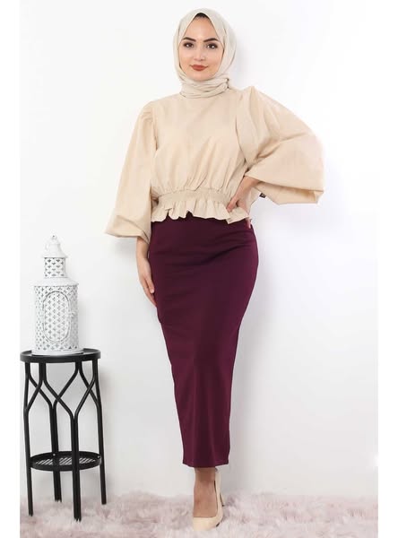 Plum - Skirt - Tesettür Dünyası