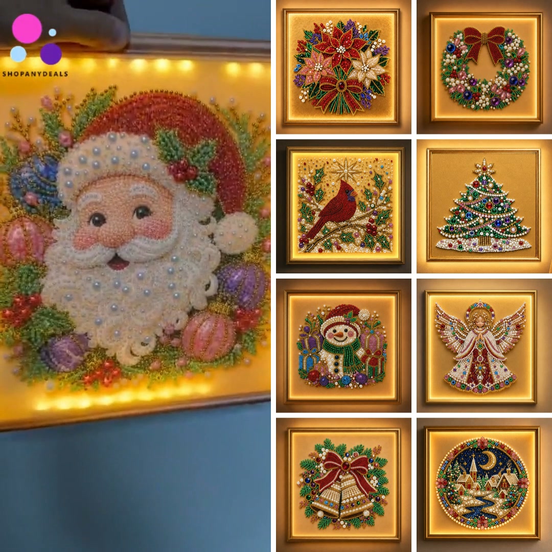 Lighted Pearl Painting Wall Art Kit