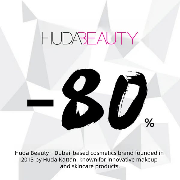Huda Beauty Nur heute: 80 % Rabatt