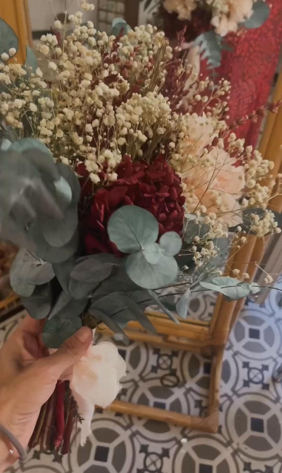 RAMO DE FLORES PRESERVADAS
