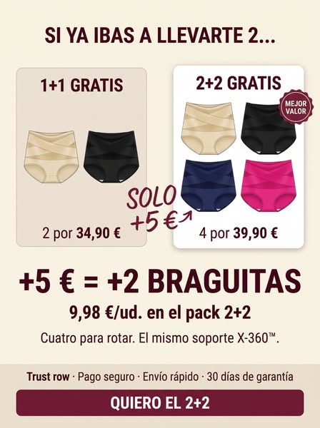 2+2 GRATIS · 4 por 39,90 €