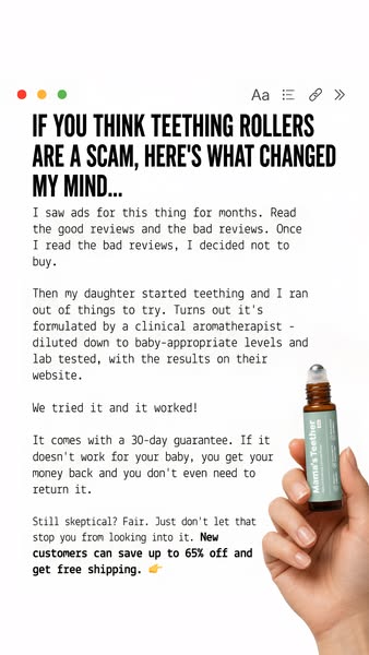Natural Teething Solution, Real Results