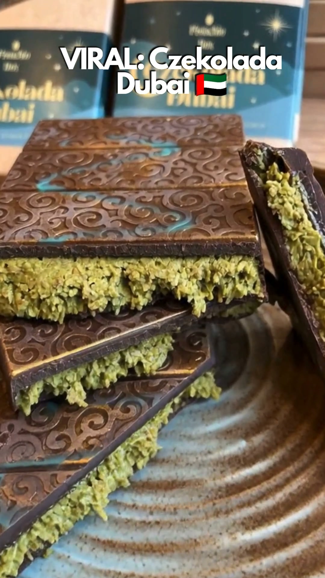 Pistachio Box — Czekolada Dubai z Pistacją
