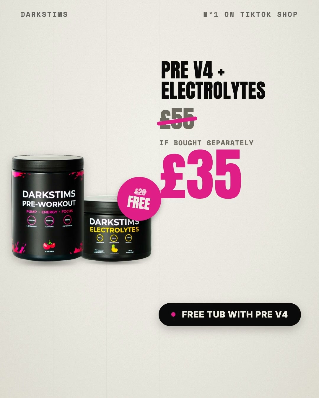 Buy PRE V4, Get Electrolytes FREE