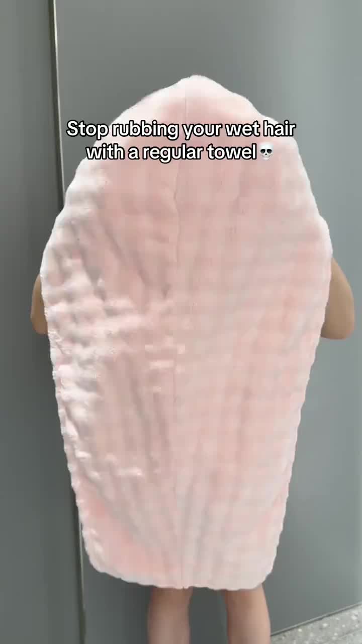 Ultra Absorbent Fast-Drying Hair Turban