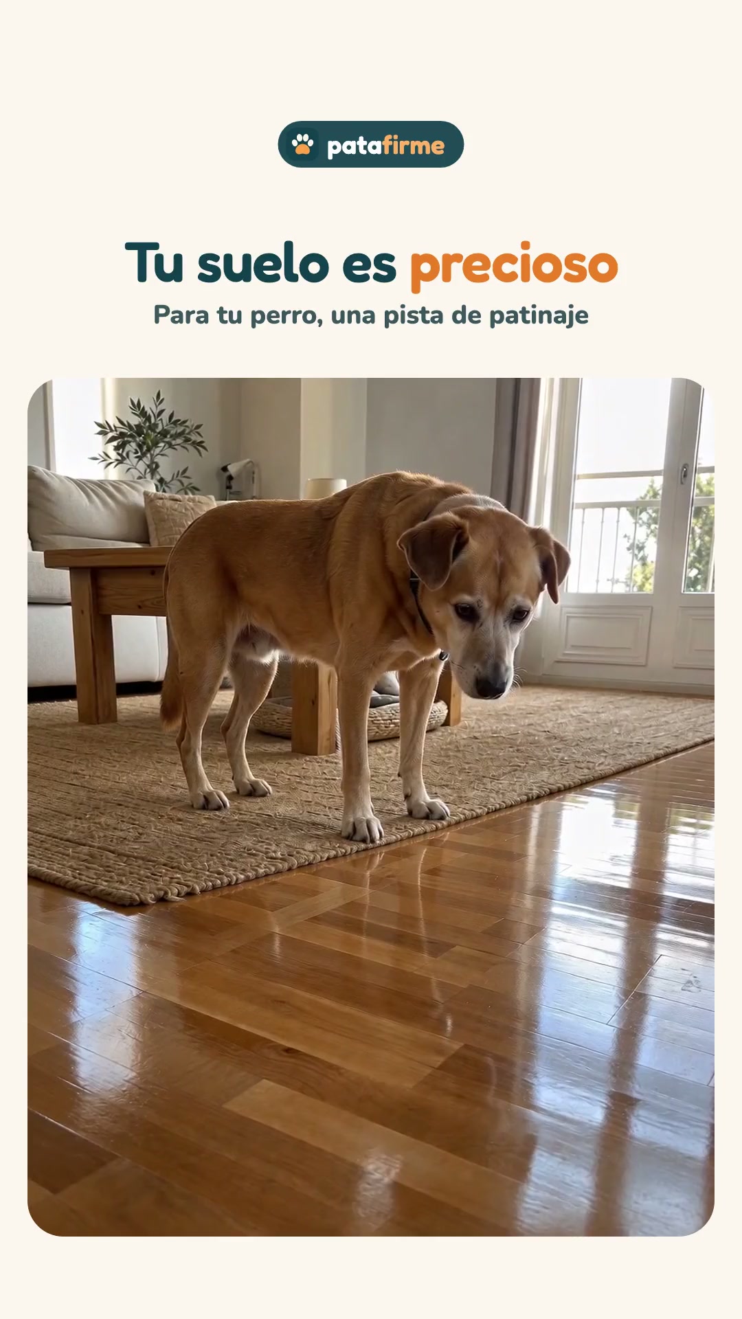 Que camine con agarre por toda la casa