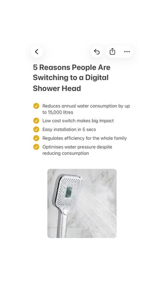Use less, save more