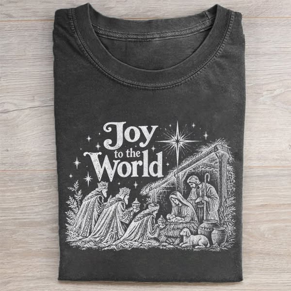 Joy to the World Christian Graphic T-shirt