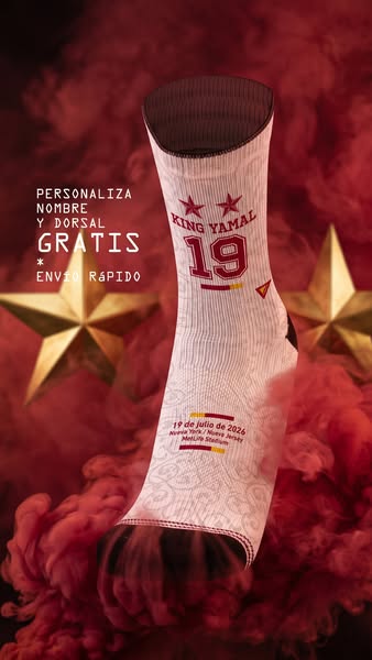 Personaliza con nombre y dorsal, GRATIS