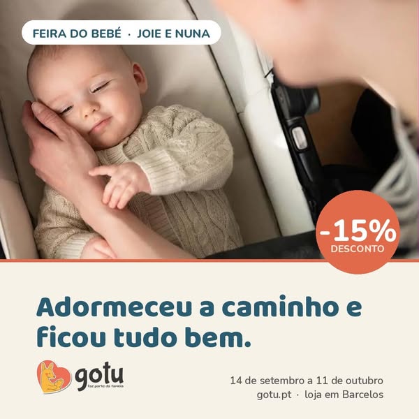 15% na Feira do Bebé