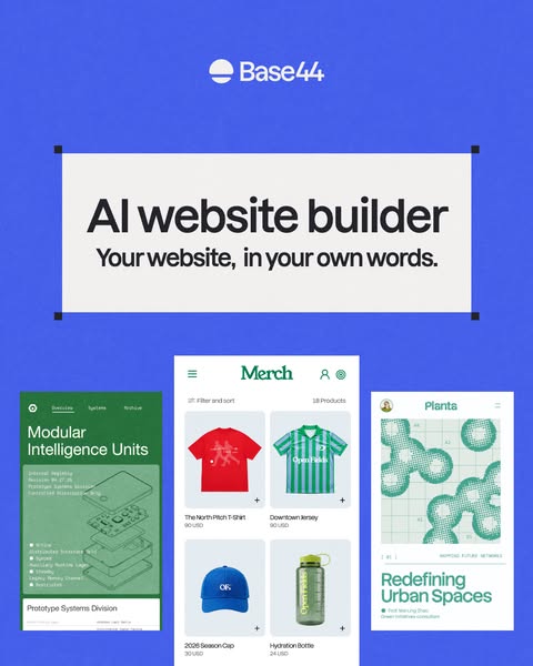 Start building now