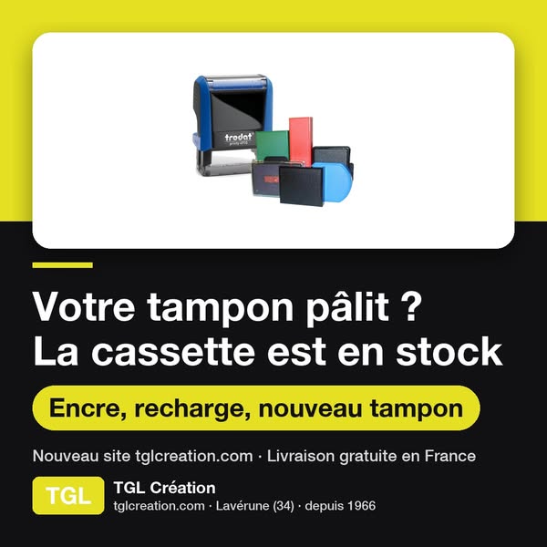 TGL Création - Tampons encreurs et plaques signalétiques personnalisables