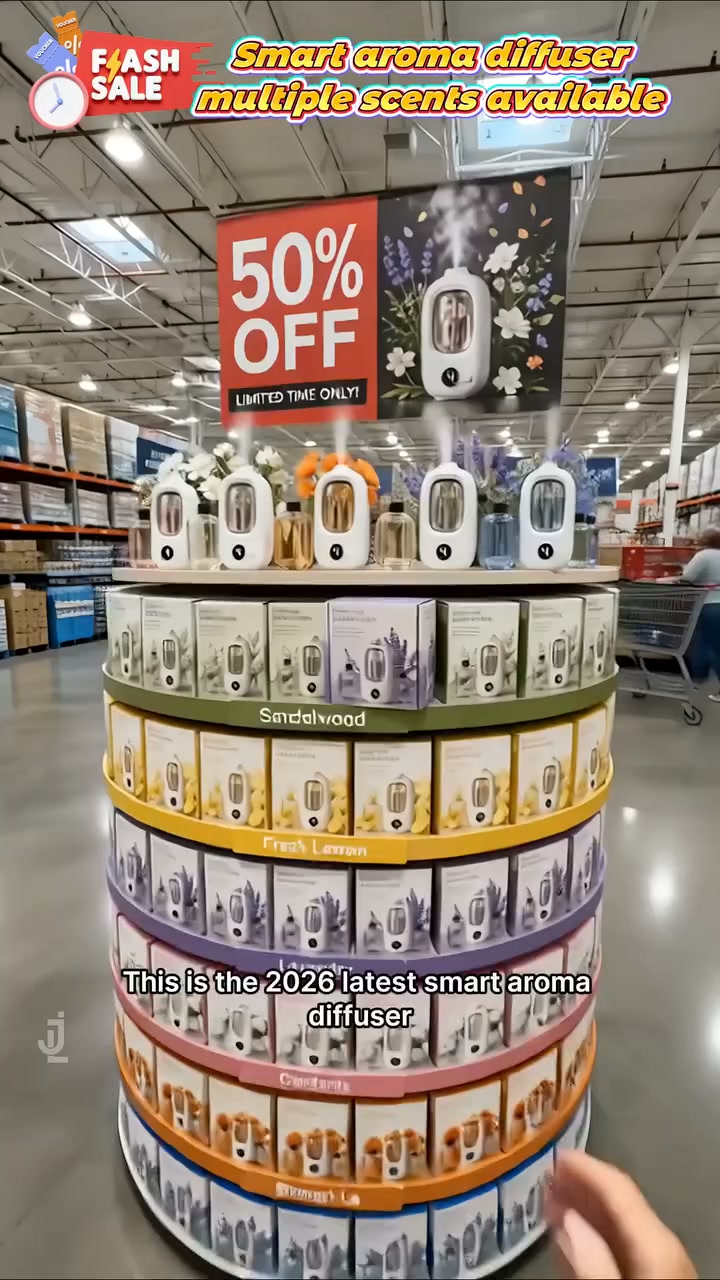 LAST DAY SALE 50% OFF– ONLY ￡9.99!!50K+ SOLDFreshen Any Room Instantly!No-Cord Timed Aroma Diffuser