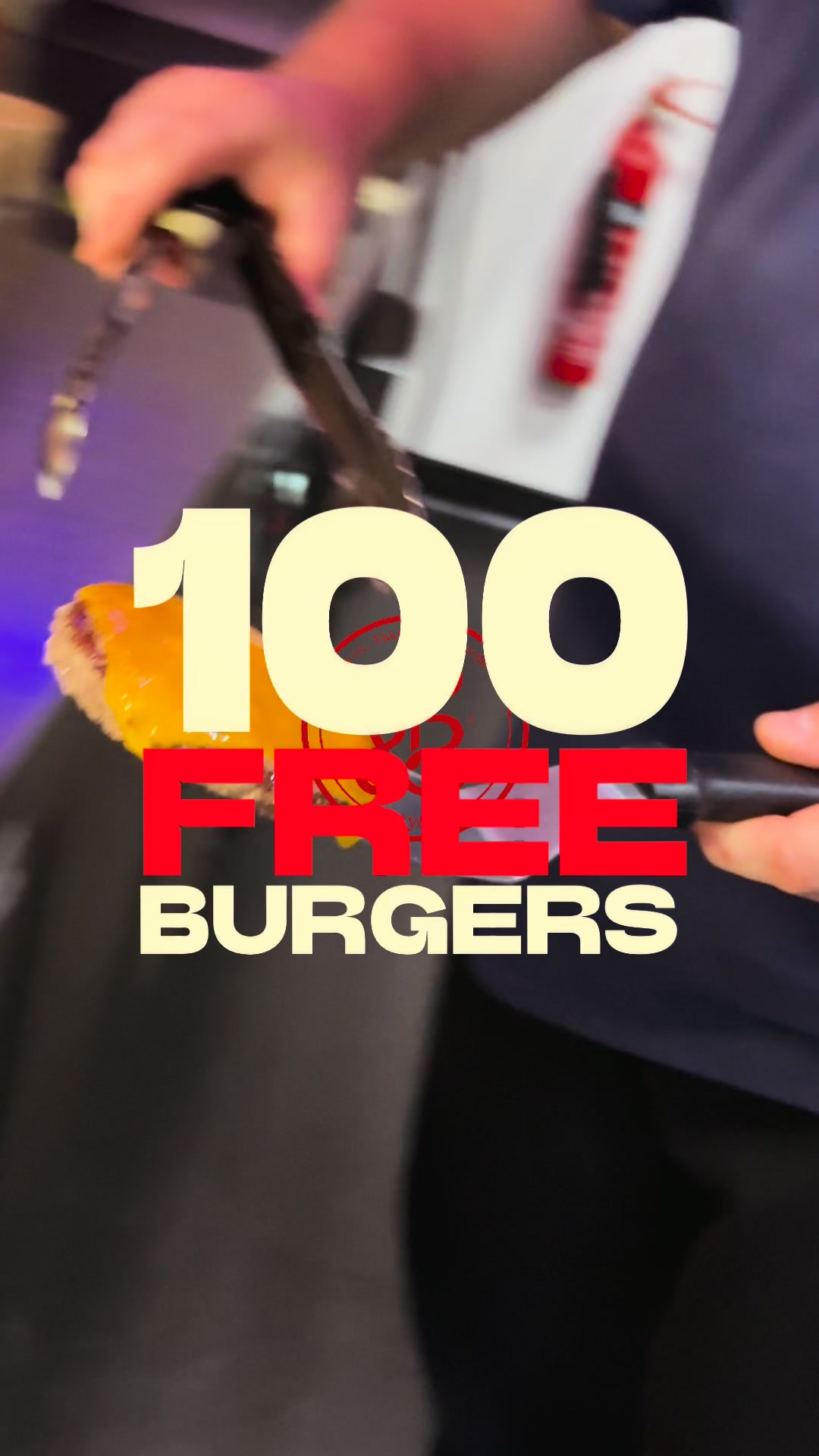100 Free Burger Giveaway