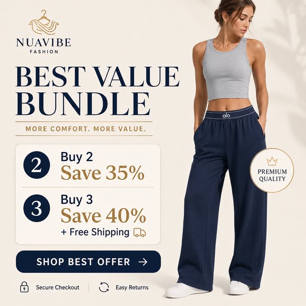 THE PANTS YOU’LL WANT TO LIVE IN.