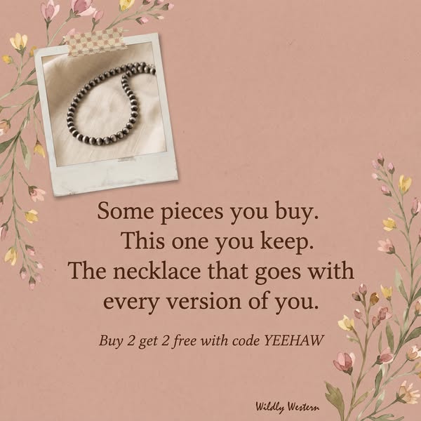 Navajo Style Pearl Necklace