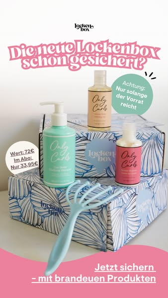 ONLY CURLS in der neuen September Lockenbox!