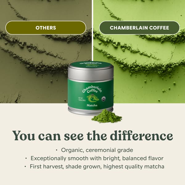 Bright matcha starts here.