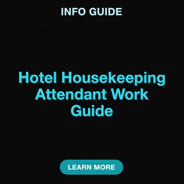 What to Know About Hotel Housekeeping Attendant...
