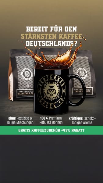 Kaffee, der ballert