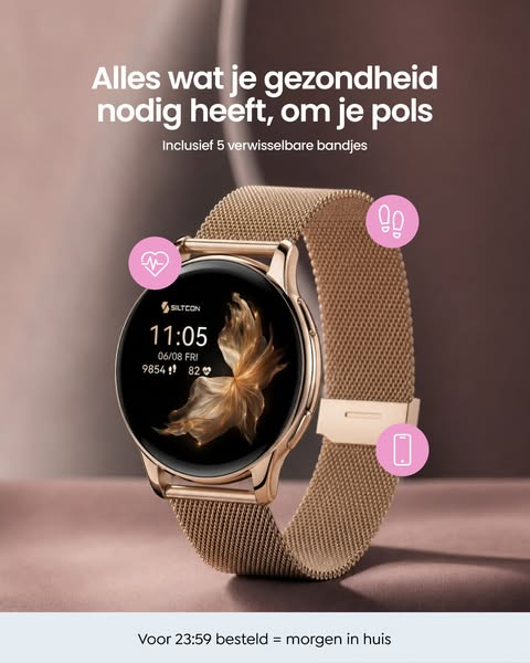 Inzicht in je hartslag, bloeddruk en slaap!