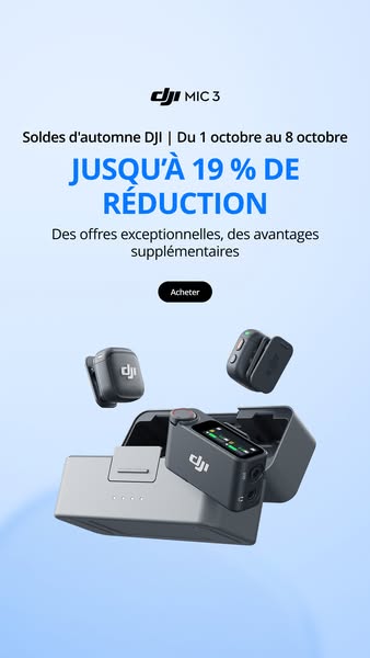 Promotions d’automne DJI