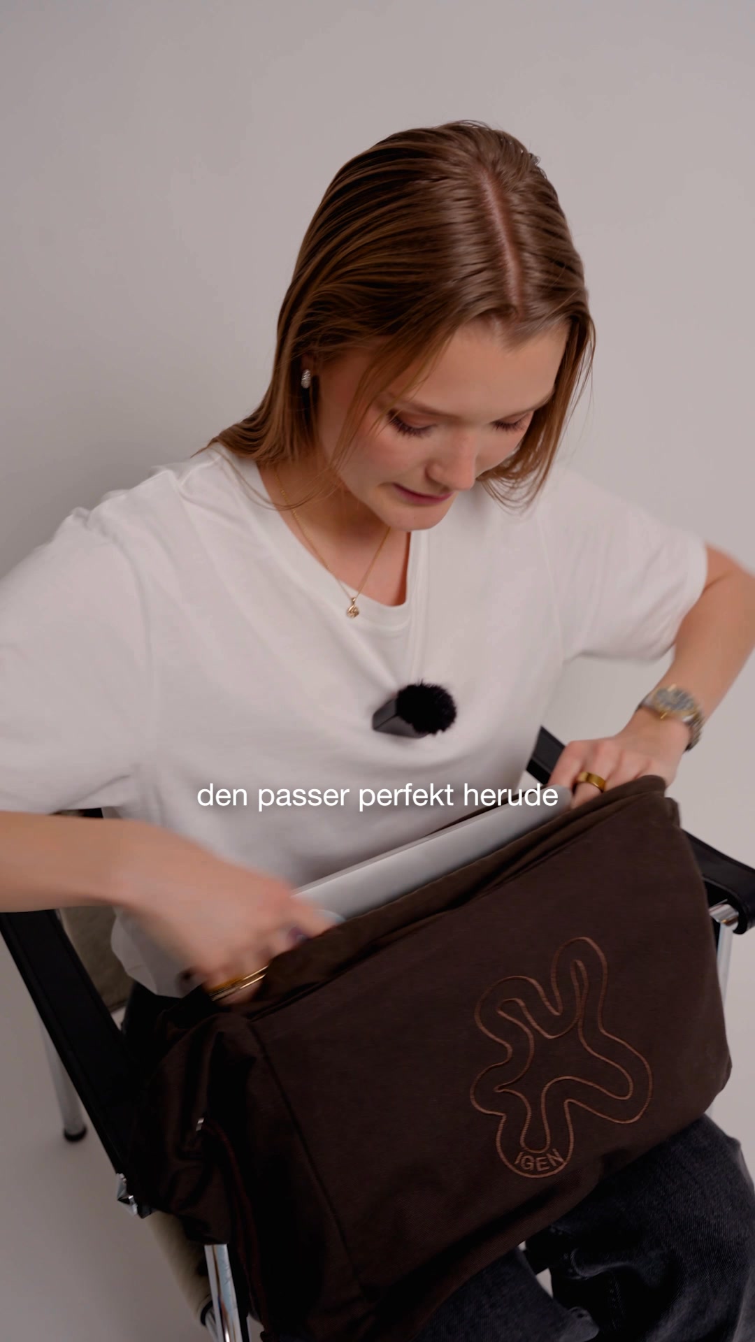 Brown Midi Shopper