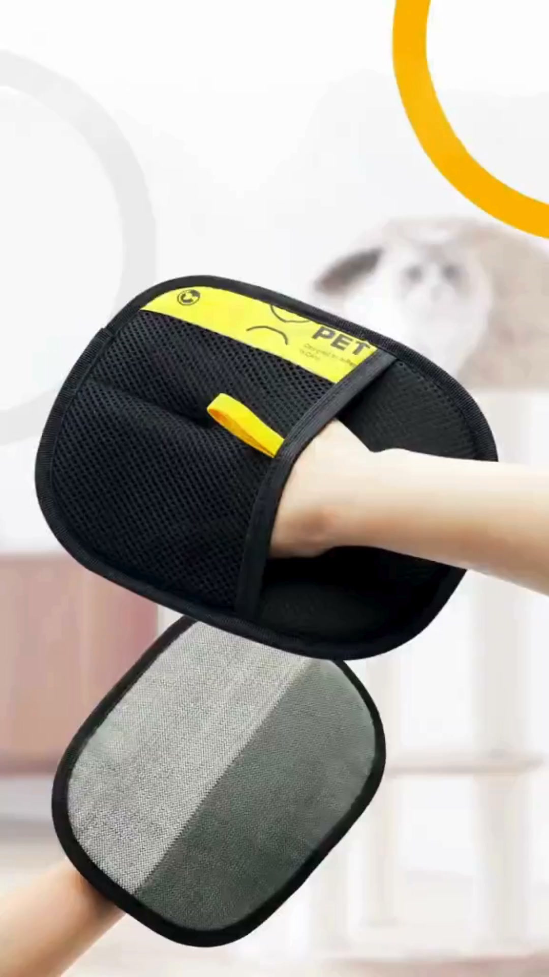 Sofá y ropa sin pelos fácilmente